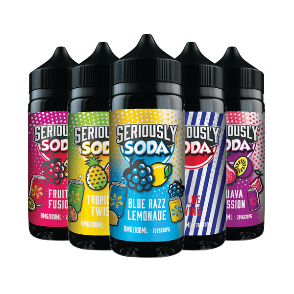 Seriously Soda 100ml 0mg Shortfills by Doozy