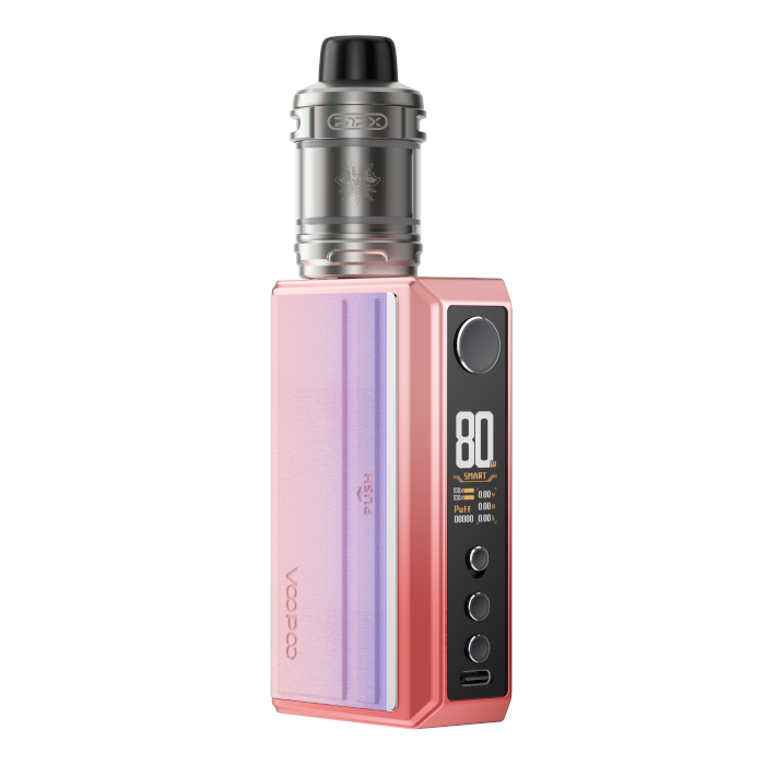 Drag 5 Sub Ohm Vape Kit by VooPoo Group Sakura Pink