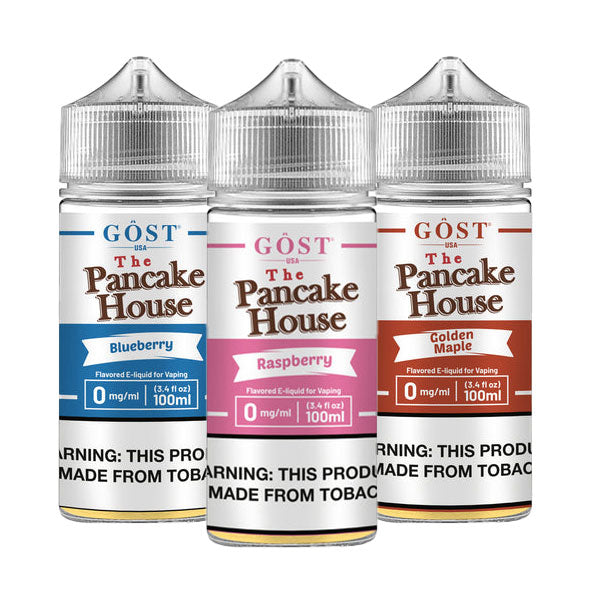 The Pancake House 100ml 0mg Shortfills by Gost