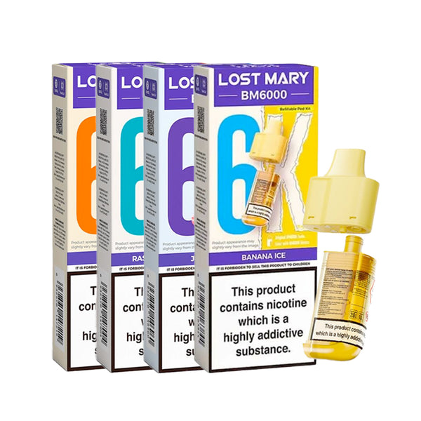 BM6000 Pre Filled Replacement Pod by Lost Mary
