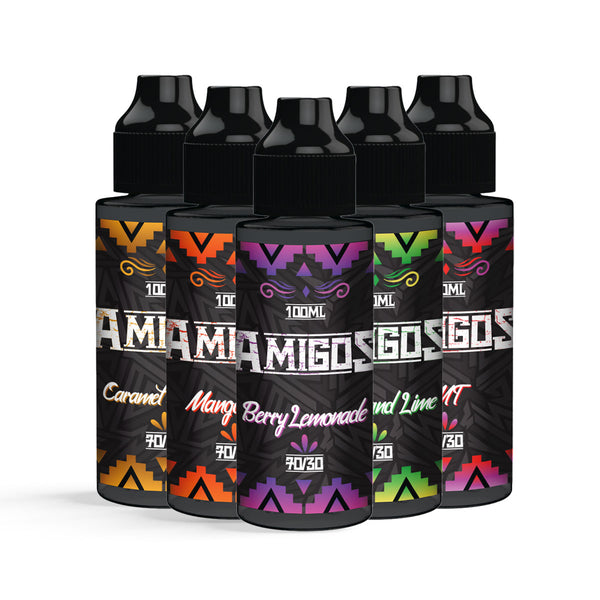Amigos 100ml 0mg Shortfills (new label)