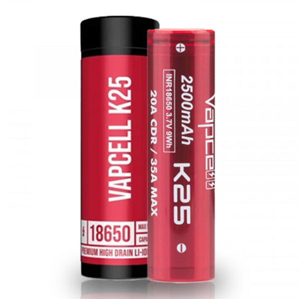 K25 18650 battery by Vapcell