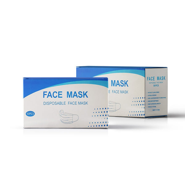 Disposable Face Masks (50 PCS)